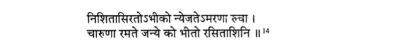 Sanskrit Palindrome