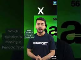 Which alphabet missing in the periodic table. - YouTube