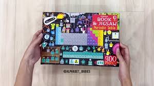 Usborne Book & Jigsaw (300pc) Set - Periodic Table | Pupsik Singapore